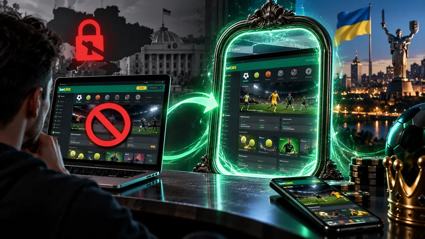 Основной сайт Bet365 не открывается, и игрок переходит на зеркало